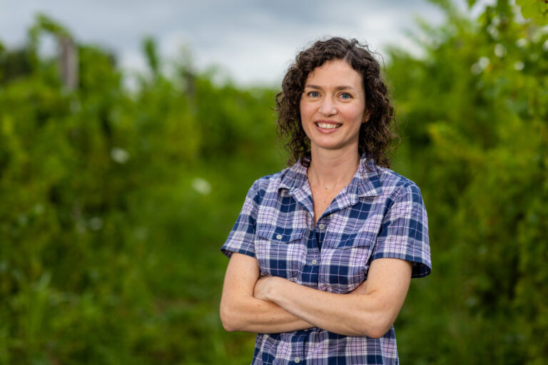 Shannon Brock, owner-manager at Silver Thread Vineyard